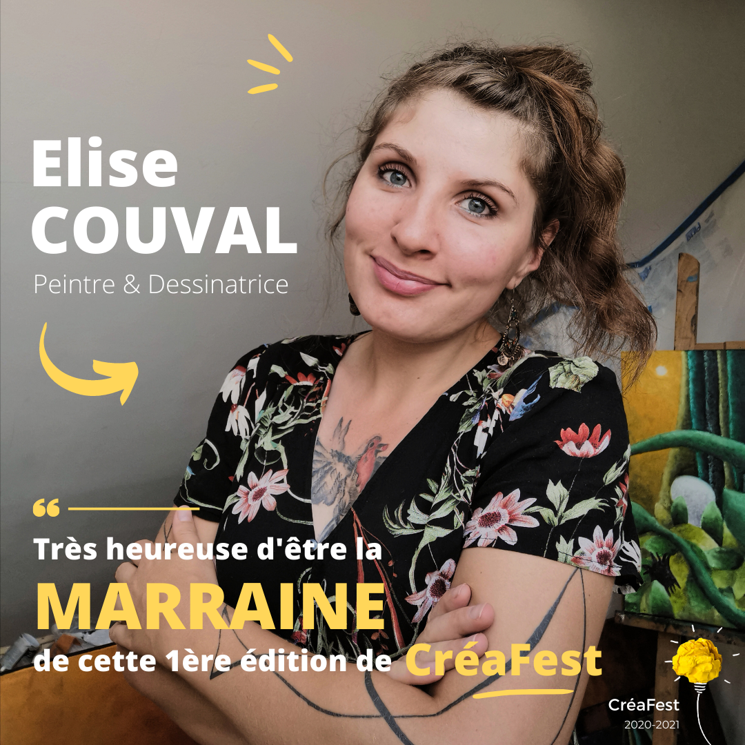 You are currently viewing Elise Couval : marraine de CréaFest