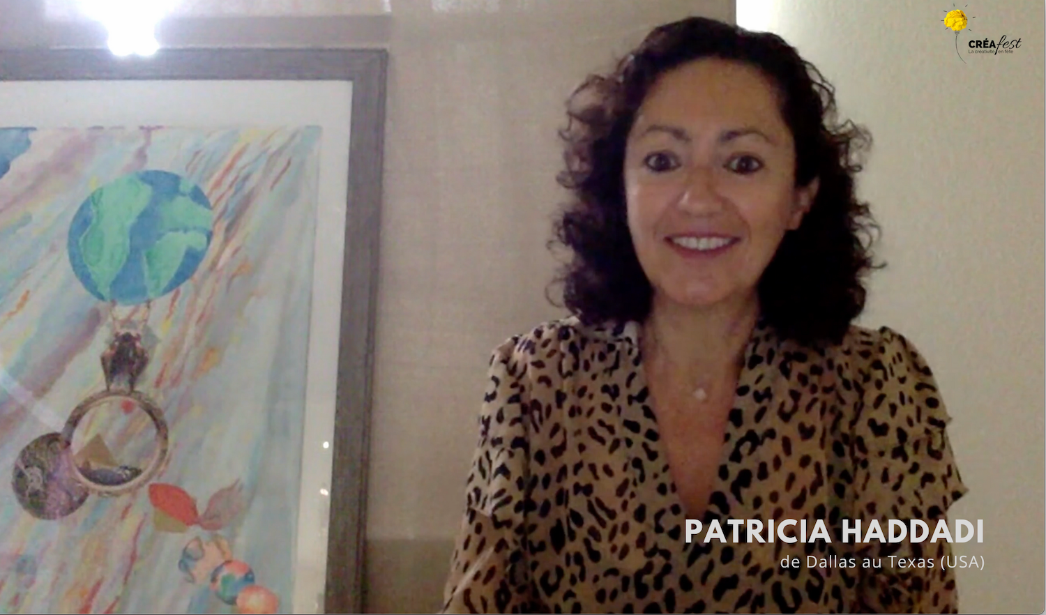 You are currently viewing CréaFest 2023 : interview de Patricia Haddadi de Dallas au Texas (USA)